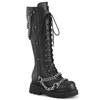 DemoniaCult - RENEGADE215 Kniehoge laarzen - Zwart Product image